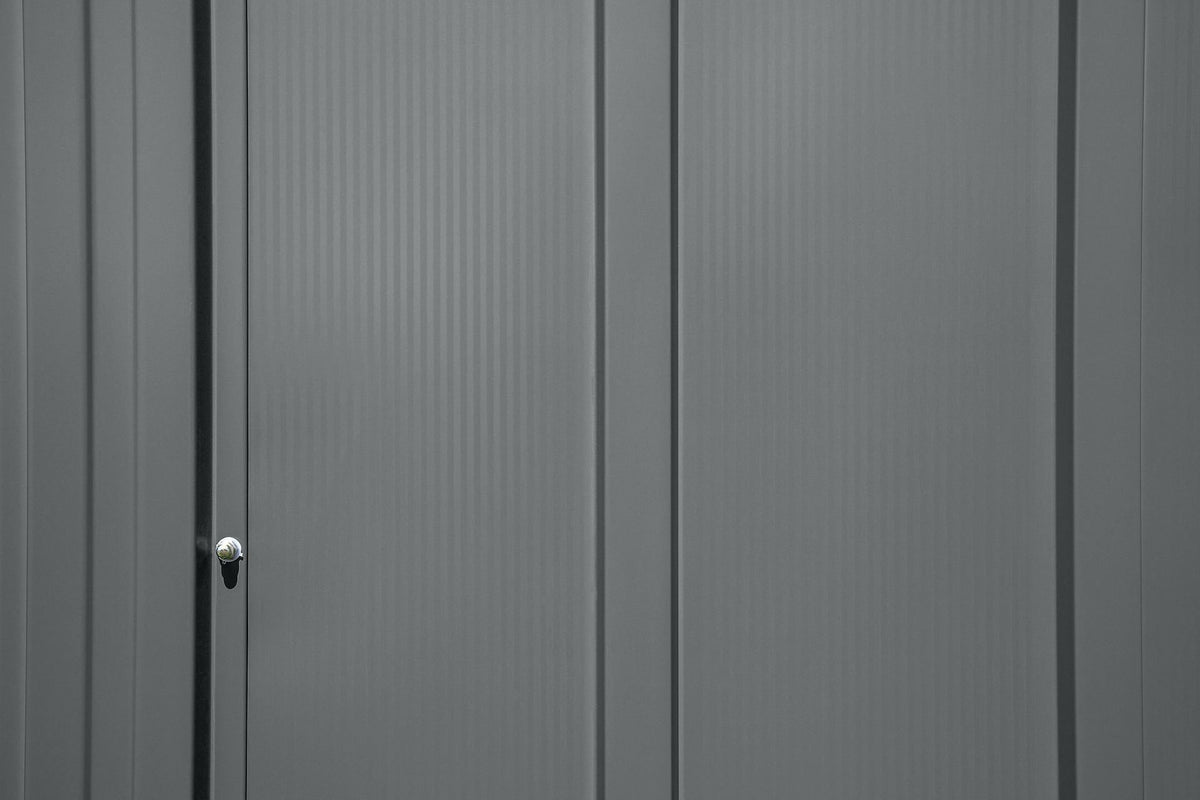Classic 12x17-ft Charcoal Corrosion-Resistant Metal Shed