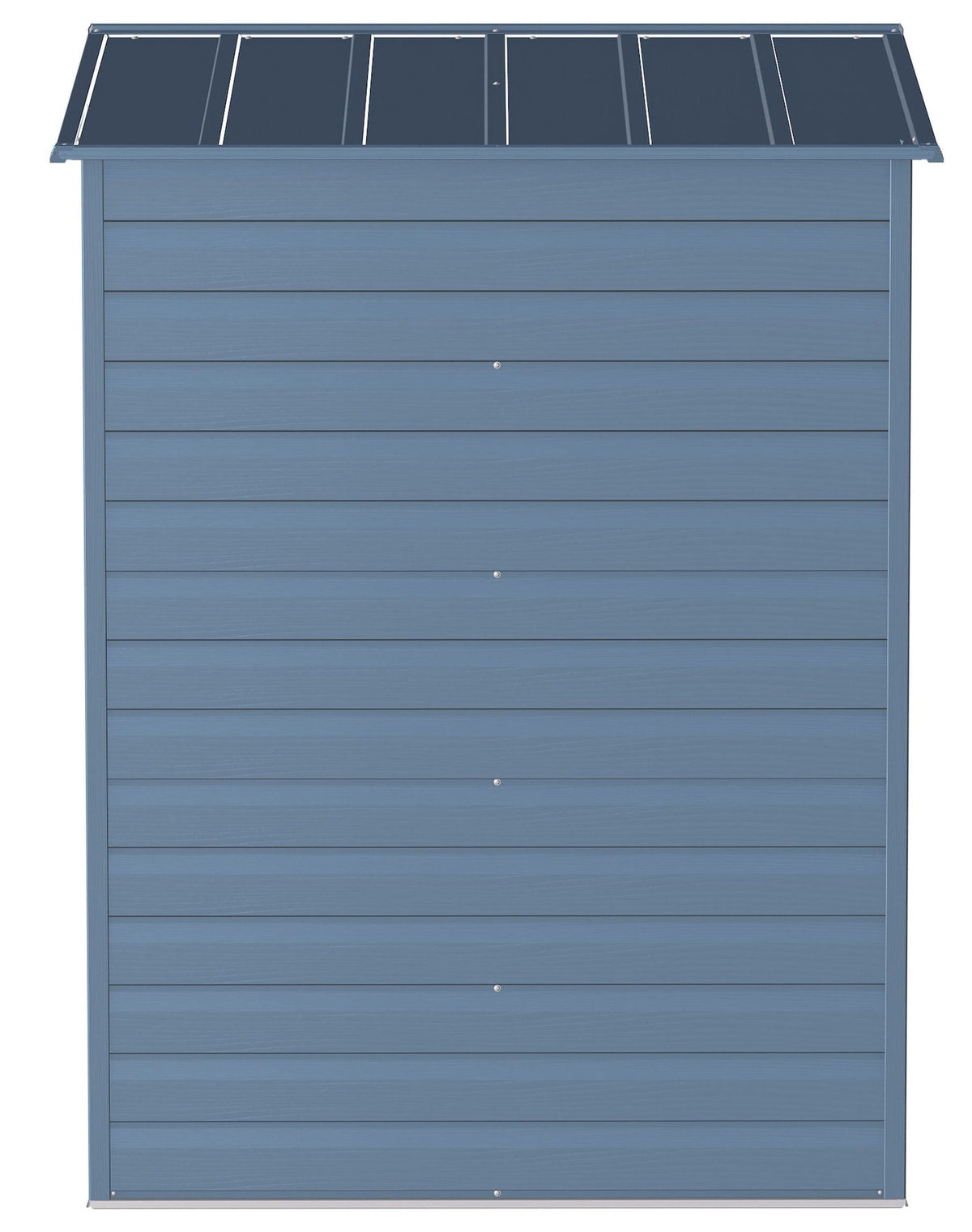 Select Galvanized Steel Storage Shed, Blue Grey, 6-ft x 5-ft
