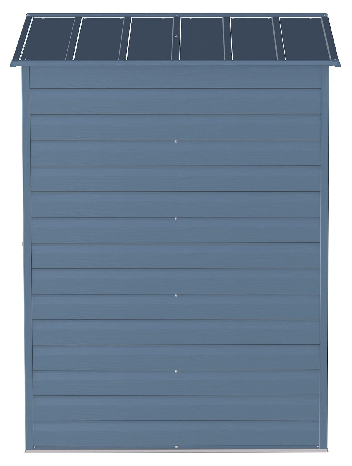 Select Galvanized Steel Storage Shed, Blue Grey, 6-ft x 5-ft
