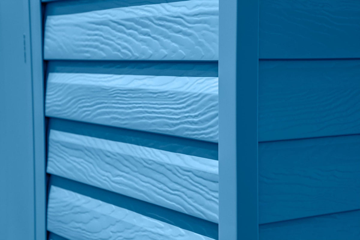 Select Galvanized Steel Storage Shed, Blue Grey, 6-ft x 5-ft