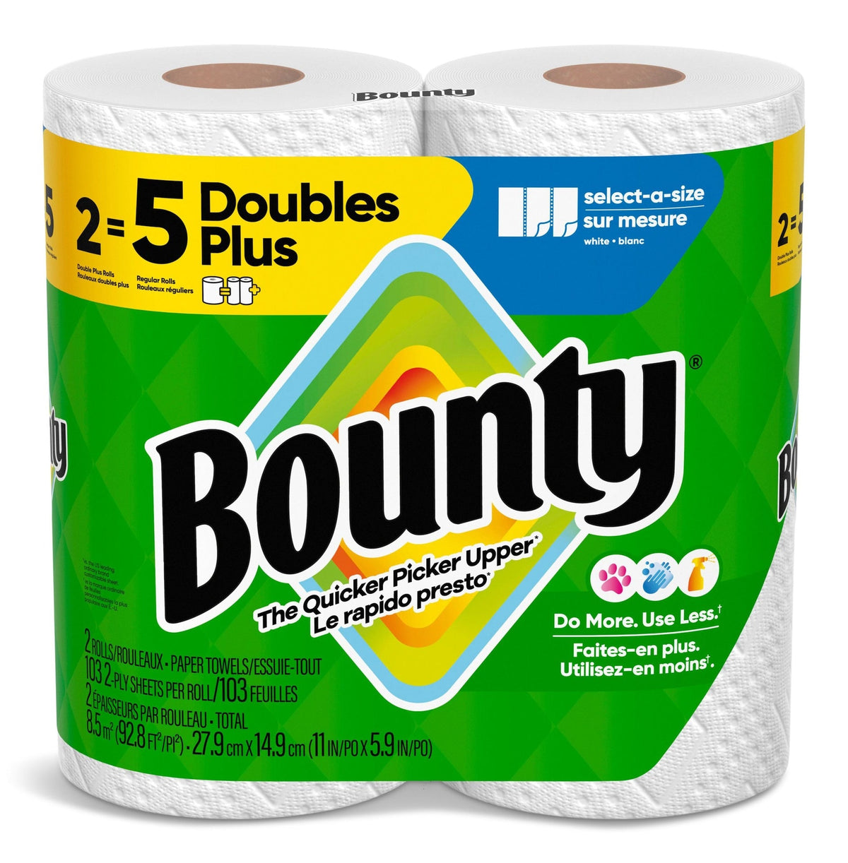 Select-A-Size Paper Towel, Double Rolls, 2-pk