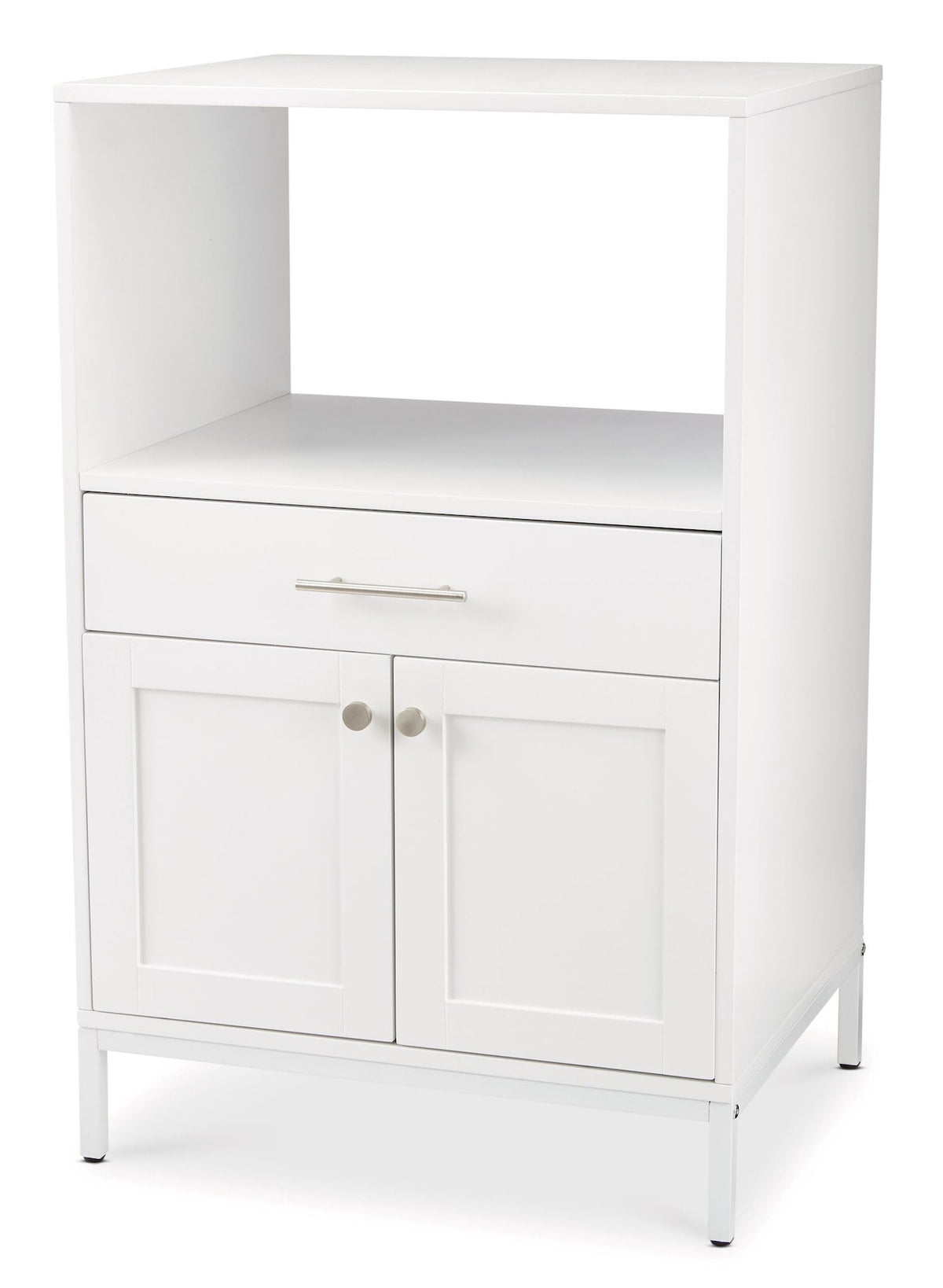 Lawson Console Microwave Stand, White
