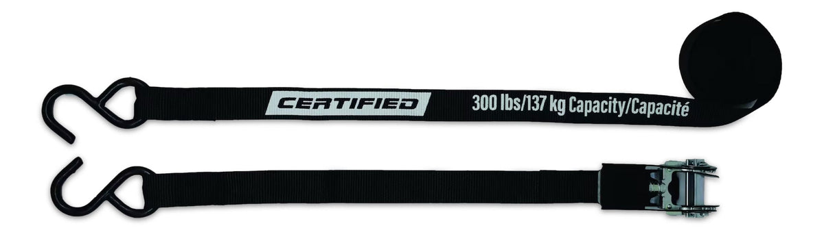 900-lb Ratchet Standard-Duty Tie Down Strap, 1-in x 15-ft, 1-pk