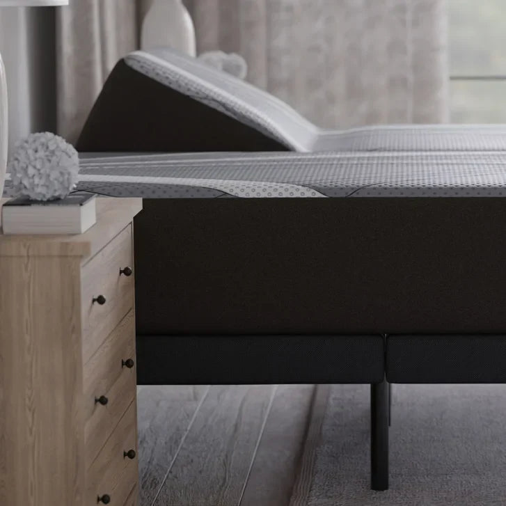 GhostBed Dual Harmony 35.6 cm (14 in.) Hybrid Mattress with Adjustable Bed Base