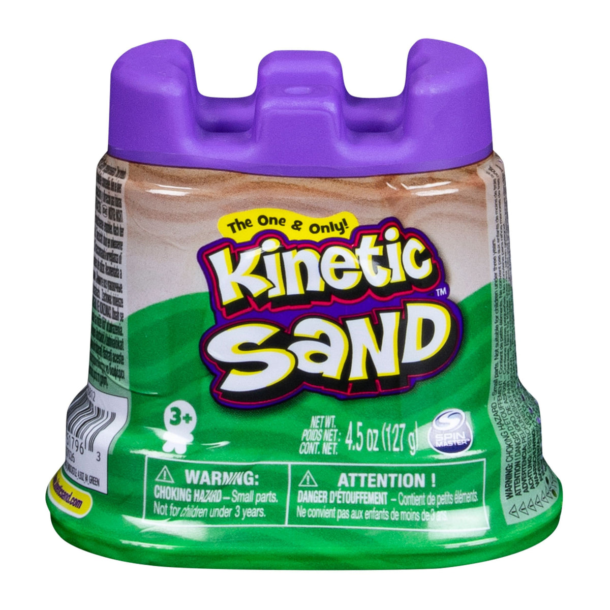 Sand Kids Moldable Play Sand & Castle Container, 4.5-oz, Assorted Colours, Ages 3+