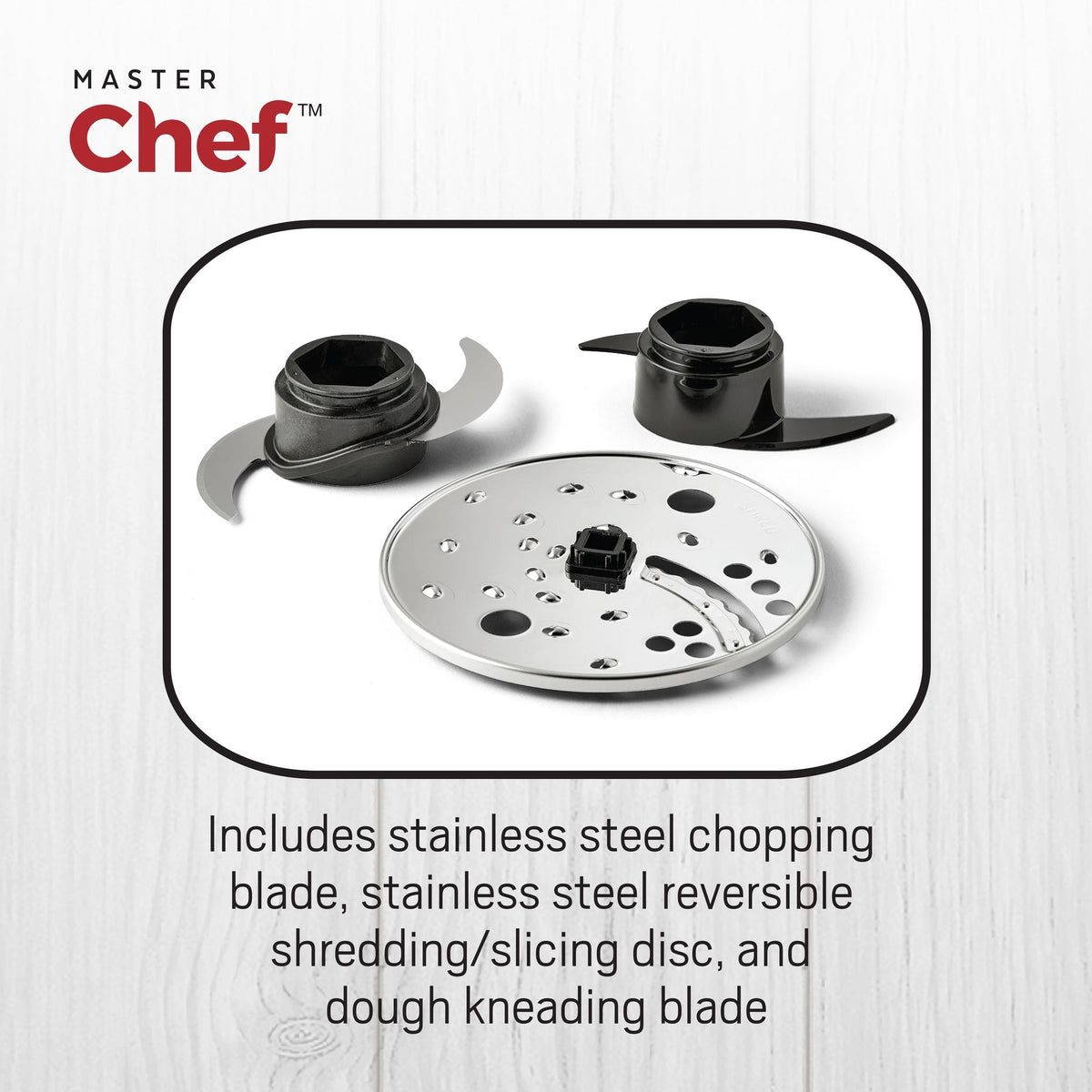 2-Speed Electric Food Processor with Pulse Function, Black