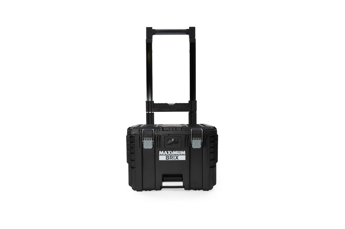 Brix Modular Portable Toolbox/Tool Storage System with Wheels, IP65, 23-in x 19-in x 33-in, 3-pc
