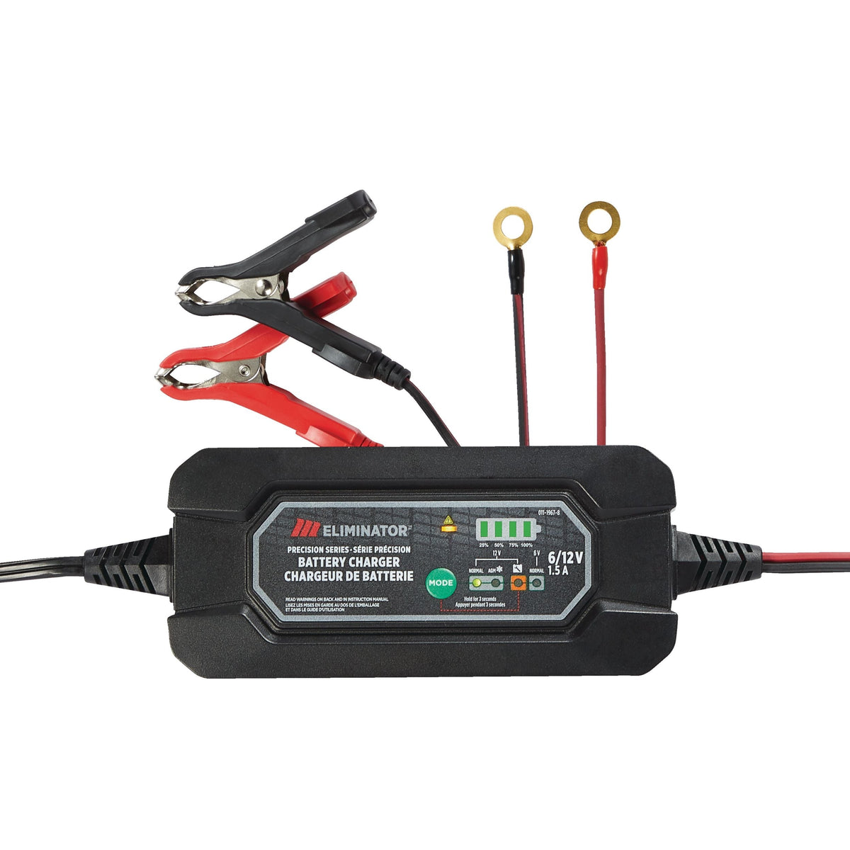 Eliminator Precision Series Smart Battery Charger/Maintainer, Fully Automatic, 1.5-Amp, 6V/12V