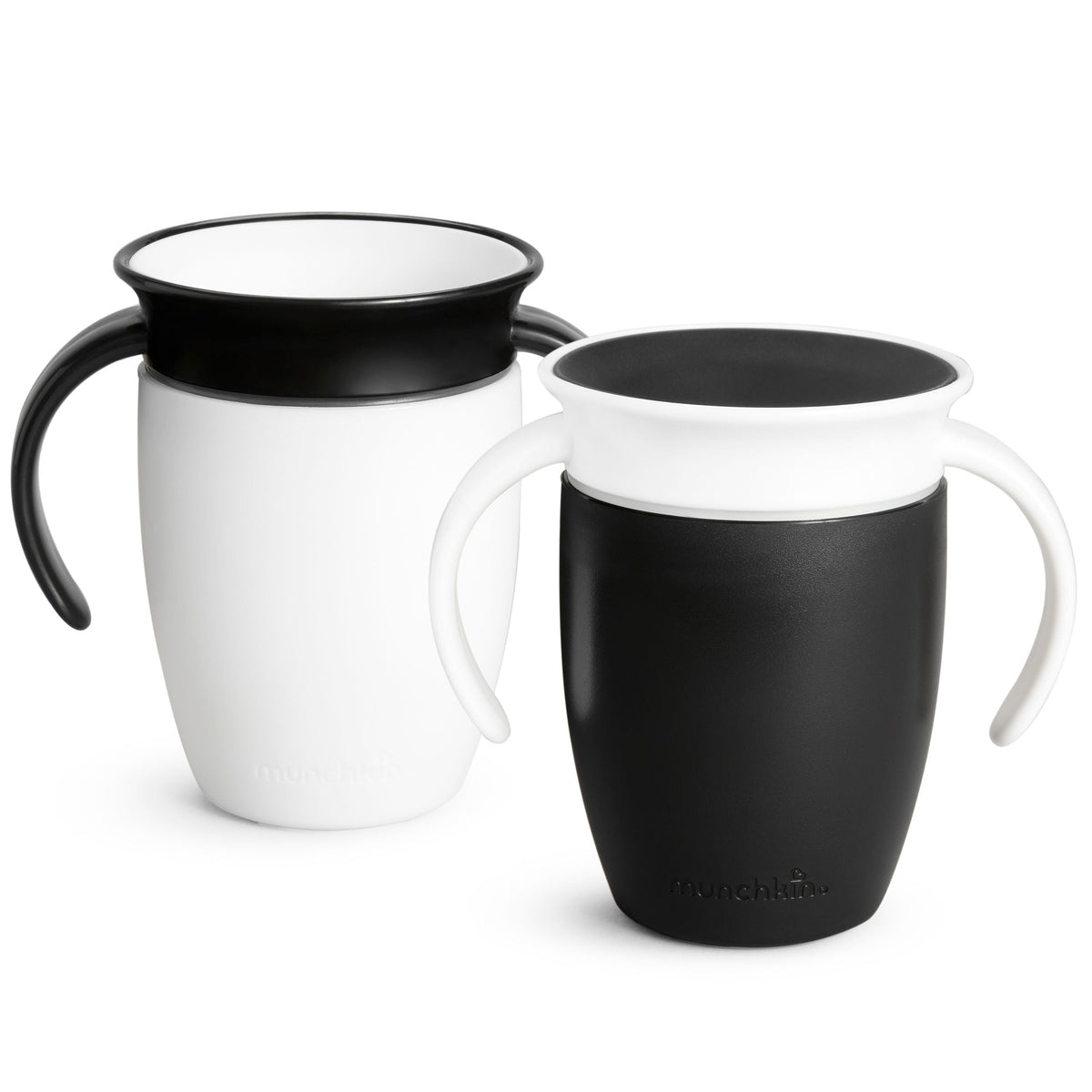 Miracle 360° Black & White Trainer Cup, 7-oz, 2-pk