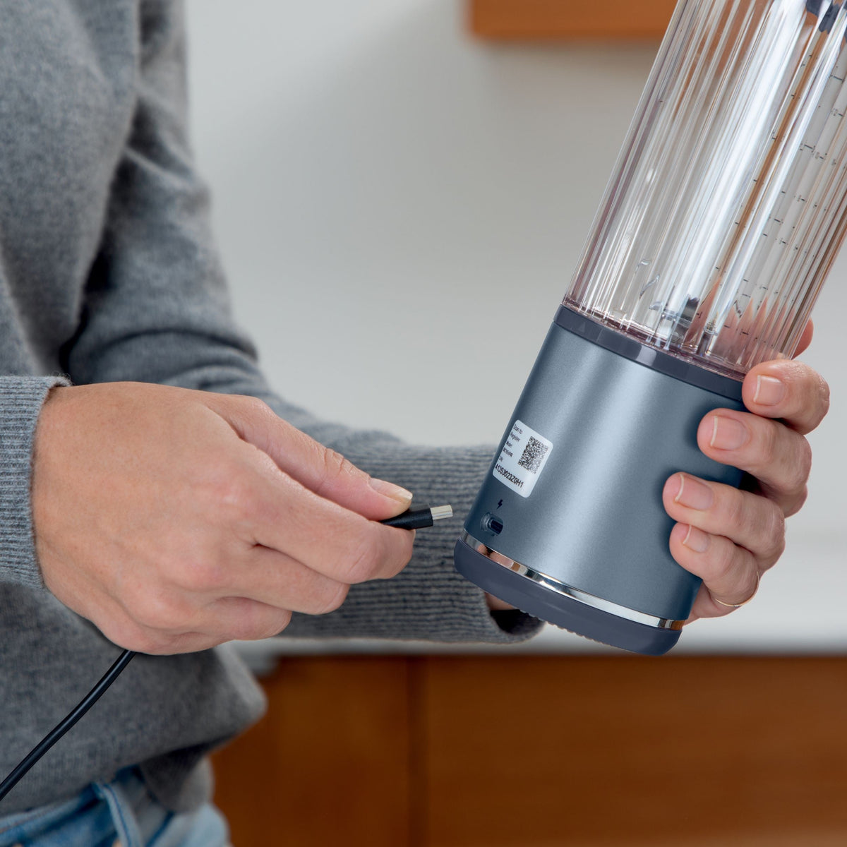 Blast Portable Cordless Personal Blender with Leak-Proof Lid, Blue