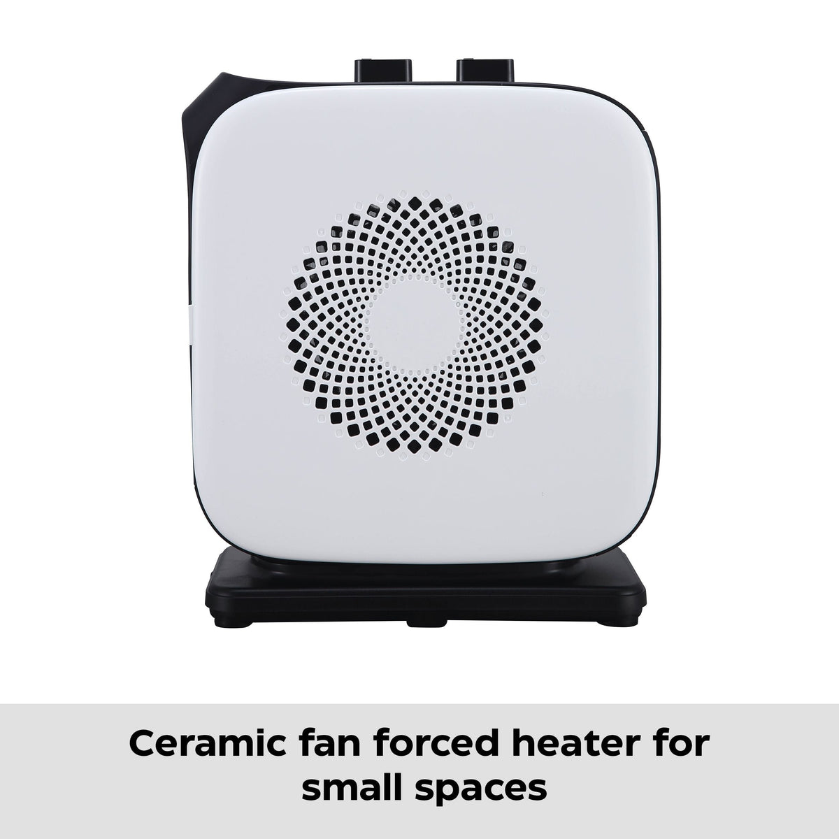 Portable Oscillating Portable Ceramic Space Heater withThermostat, 1500W, White
