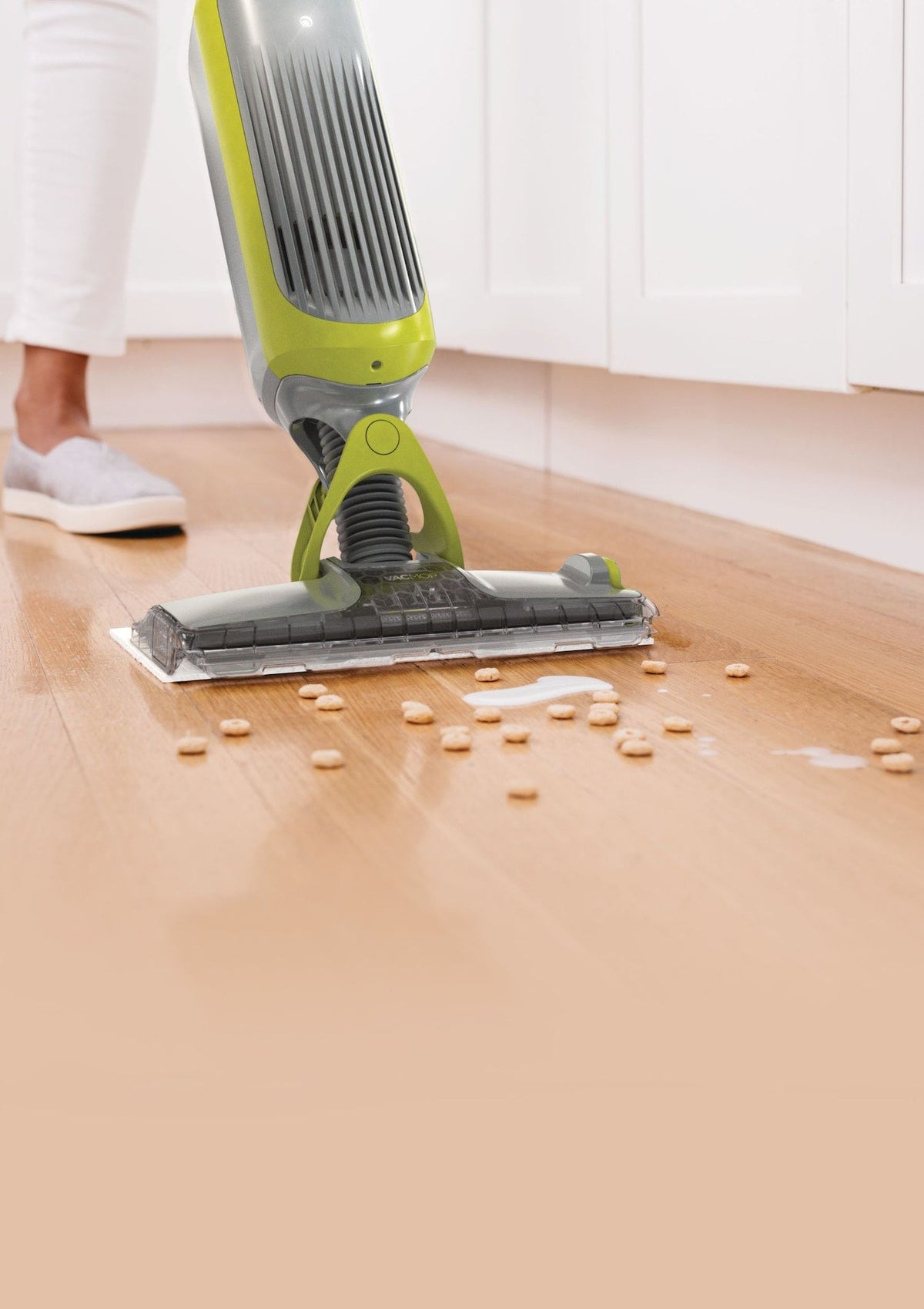 VACMOP Hard-Surface Cordless Vacuum Mop with Disposable VACMOP Pad