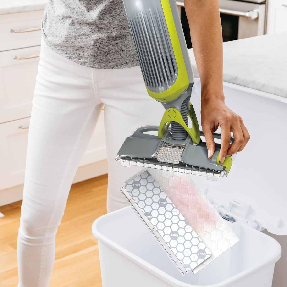 VACMOP Hard-Surface Cordless Vacuum Mop with Disposable VACMOP Pad