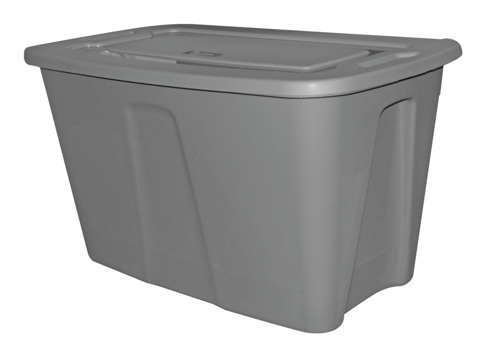 Restore Stackable Nesting Storage Box with Lid, 121-L, Grey
