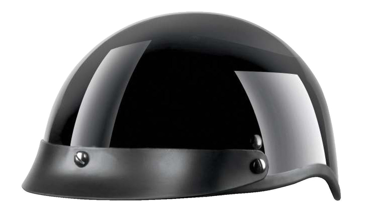 Shorty Classic Half-Shell Cruiser Helmet, Lightweight, Black, Assorted Sizes