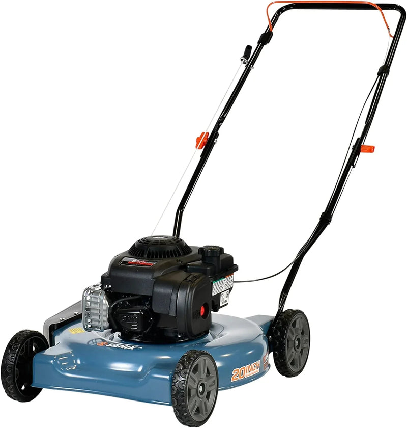Gas Lawn Mower, 20-Inch, 125 cc 4-Cycle Engine, Push Lawnmower E1891