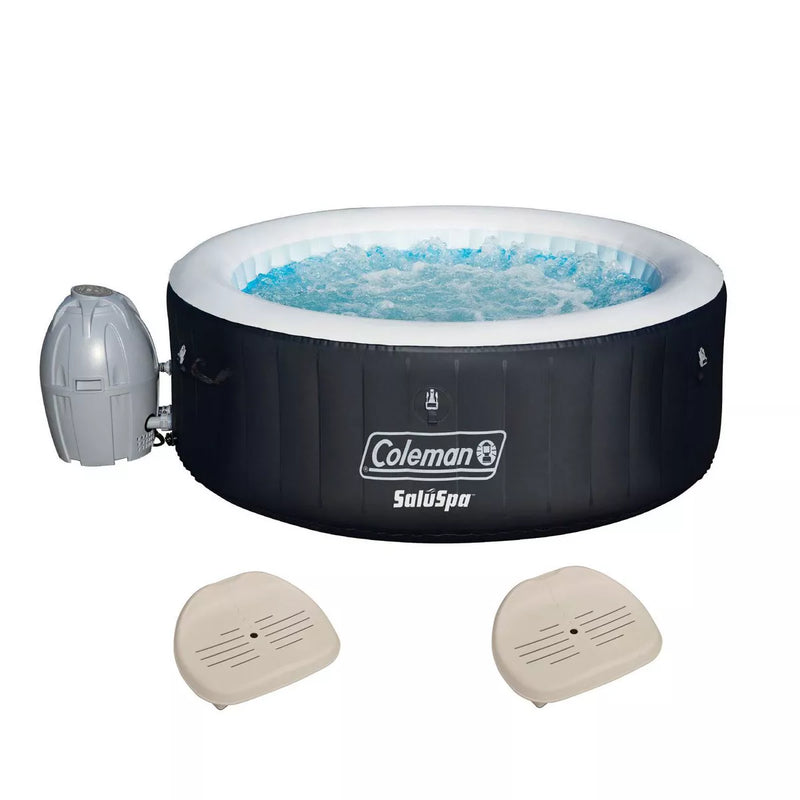 SaluSpa 4-Person Inflatable Hot Tub with 60 AirJets & Adjustable Seats Q9633