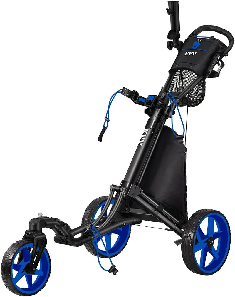 360-degree rotating front wheel golf cart, with opening and closing taking only one second - built-in free sunshade stand U6925