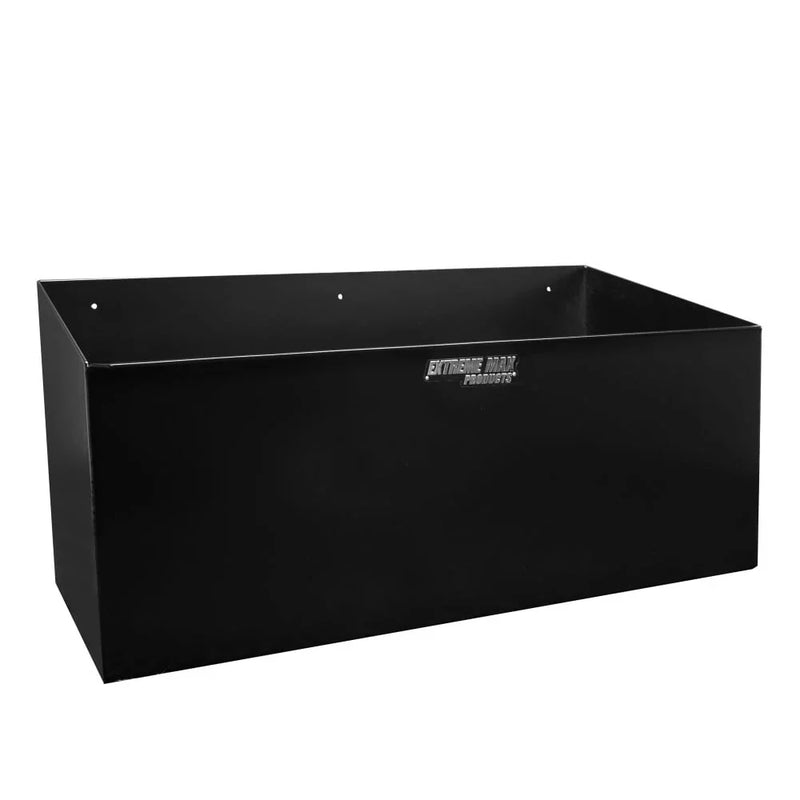 Extreme Max Dual Fuel Jug Holder -- Aluminum Design for Two 5 Gallon Jugs, Black Storage Organizer for Trailers & Garages B9936