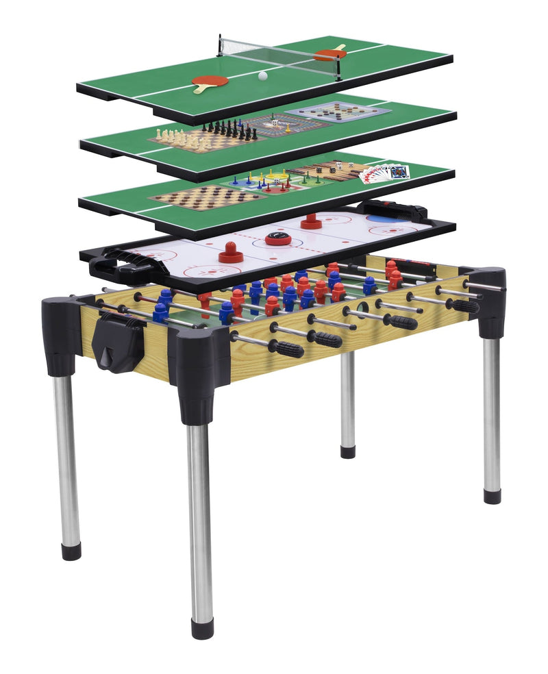10-in-1 Space-Saving Battery-Powered Games Set/Table, 48-in R5983