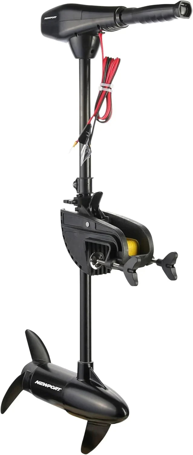 Push-type seawater rear-mounted installed electric trolling motor for fishing, equipped with LED battery indicator light V9915