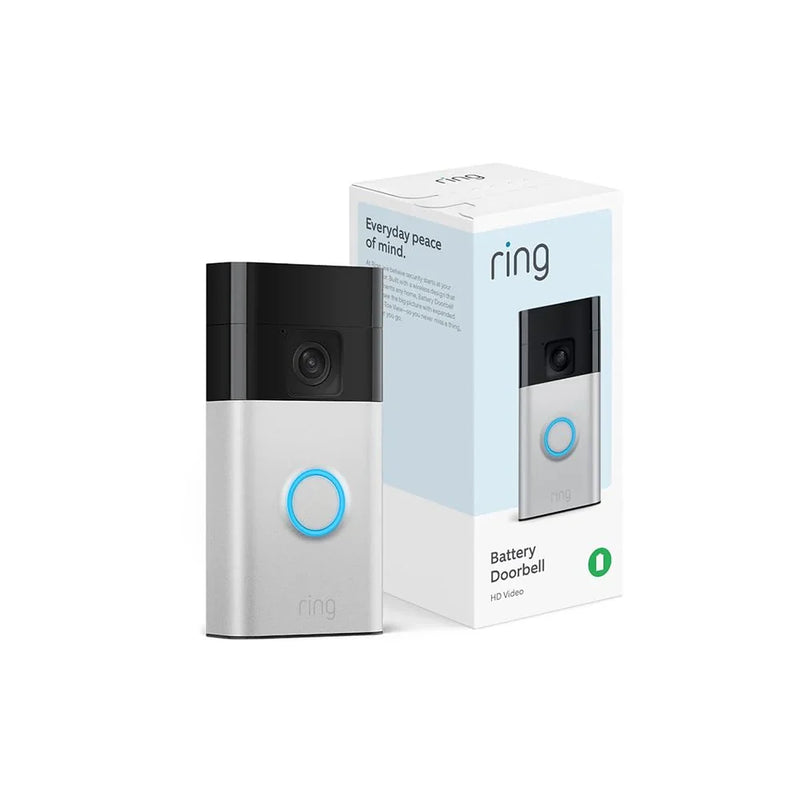 Ring Battery Doorbell | Home or business security with Head-to-Toe Video, Live View with Two-Way Talk, and Motion Detection & Alerts (newest model), Venetian Bronze U6559