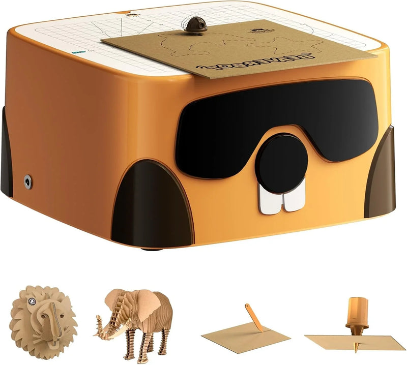 BEAVERBOT Kids Cardboard Cutter STEM Craft Kit, Ages 3 S9724