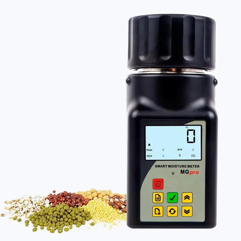 Portable mini grain moisture measuring instrument, suitable for 25 types of grains such as coffee, cocoa, rice, wheat, etc., with 99 sets of data storage function S7172