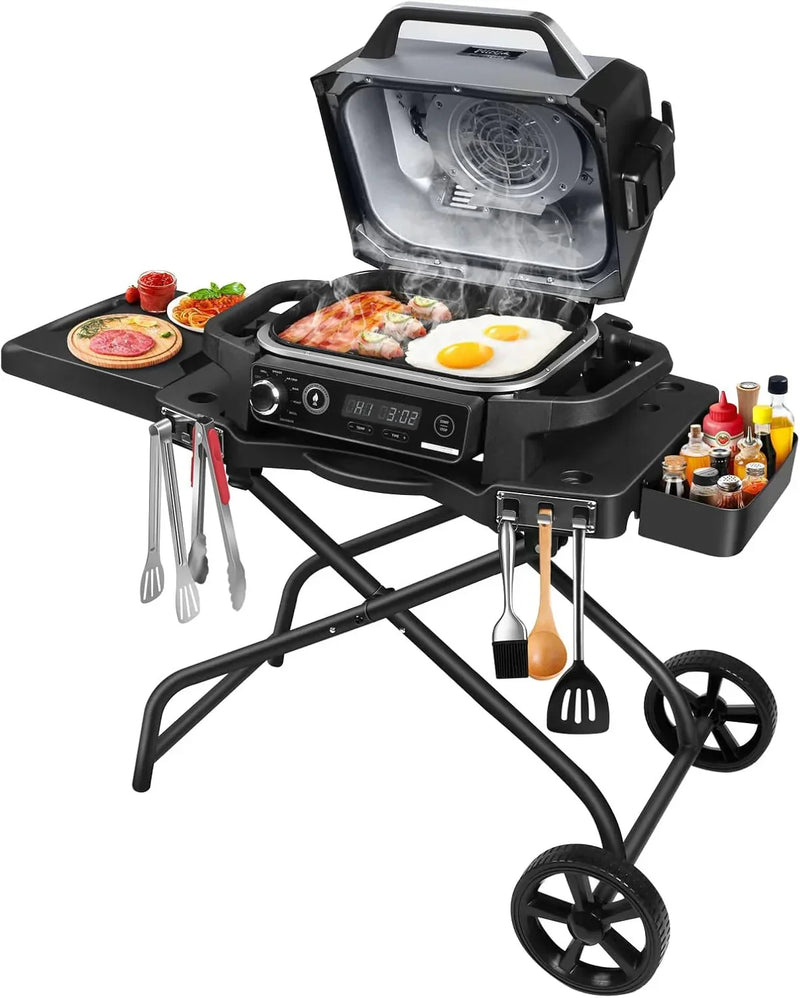 Collapsible Grill Stand for Ninja Woodfire Grill, Pit Boss, and 22" Griddle U4610