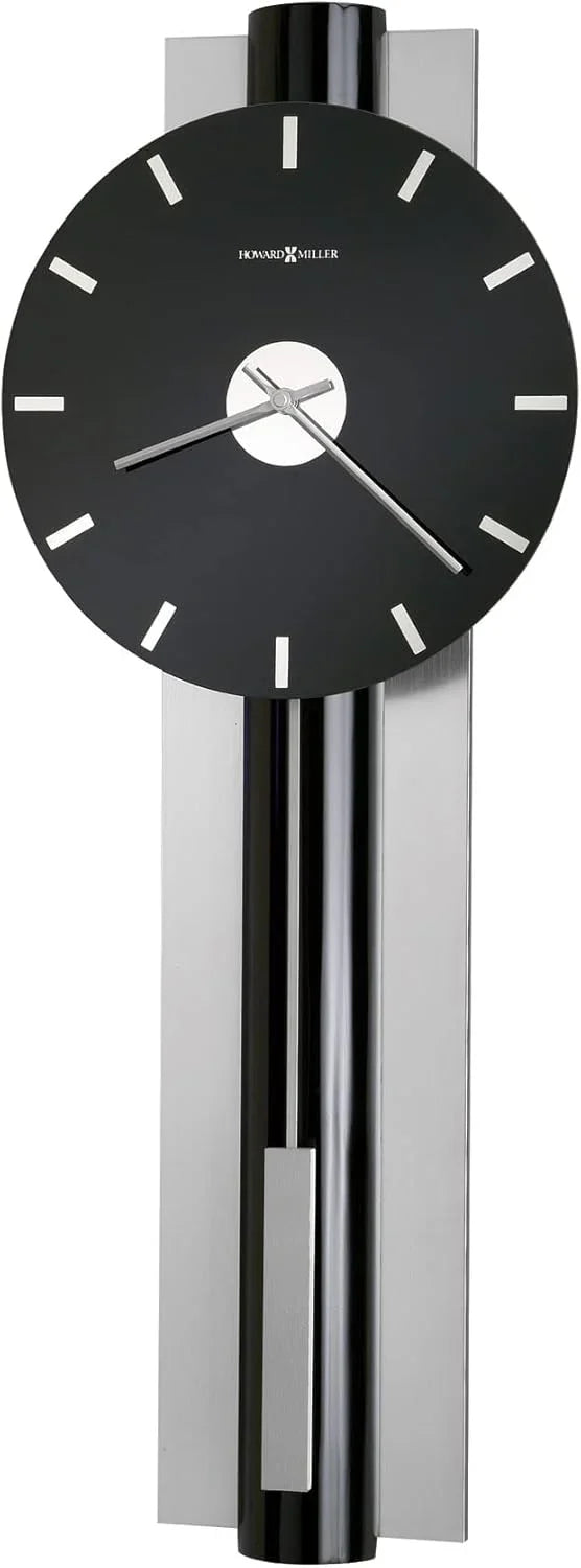 Wall-mounted clock, quartz movement, battery-powered, pointer-style analog display, rectangular pendulum, decorative sturdy frame, nickel-plated surface, wall-mounted installation, perfect home decoration alarm clock M7511