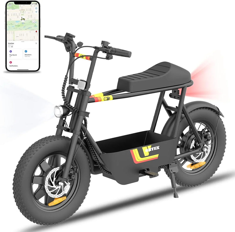 Safe electric scooter | Maximum power 470 watts motor | 16 3-inch wear-resistant rubber tires | Maximum speed up to 32 kilometers per hour, range up to 28 kilometers | Classic style leisure electric scooter, equipped with large storage space O9322