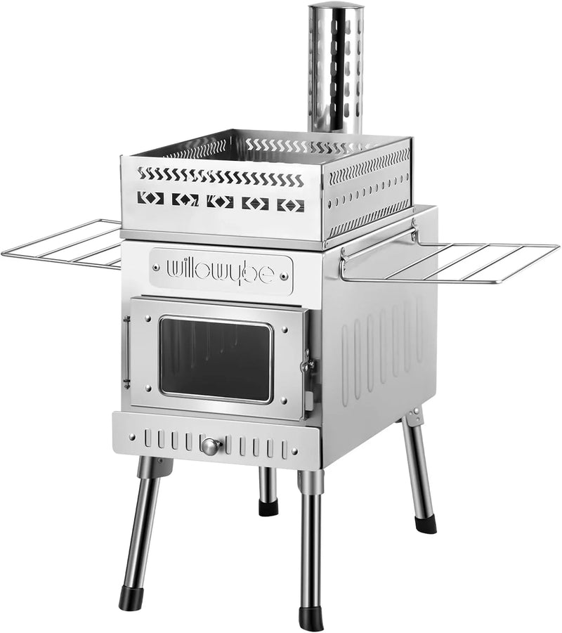 Outdoor sauna hot water tent stove, rocket-type heater, portable camping wood stove, cooking equipment for dry sauna, cooking tools suitable for husbands and friends D5909