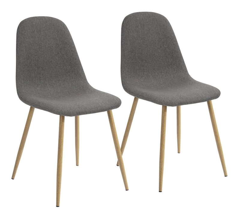 Charlton Fabric Dining Chair, Grey D2351