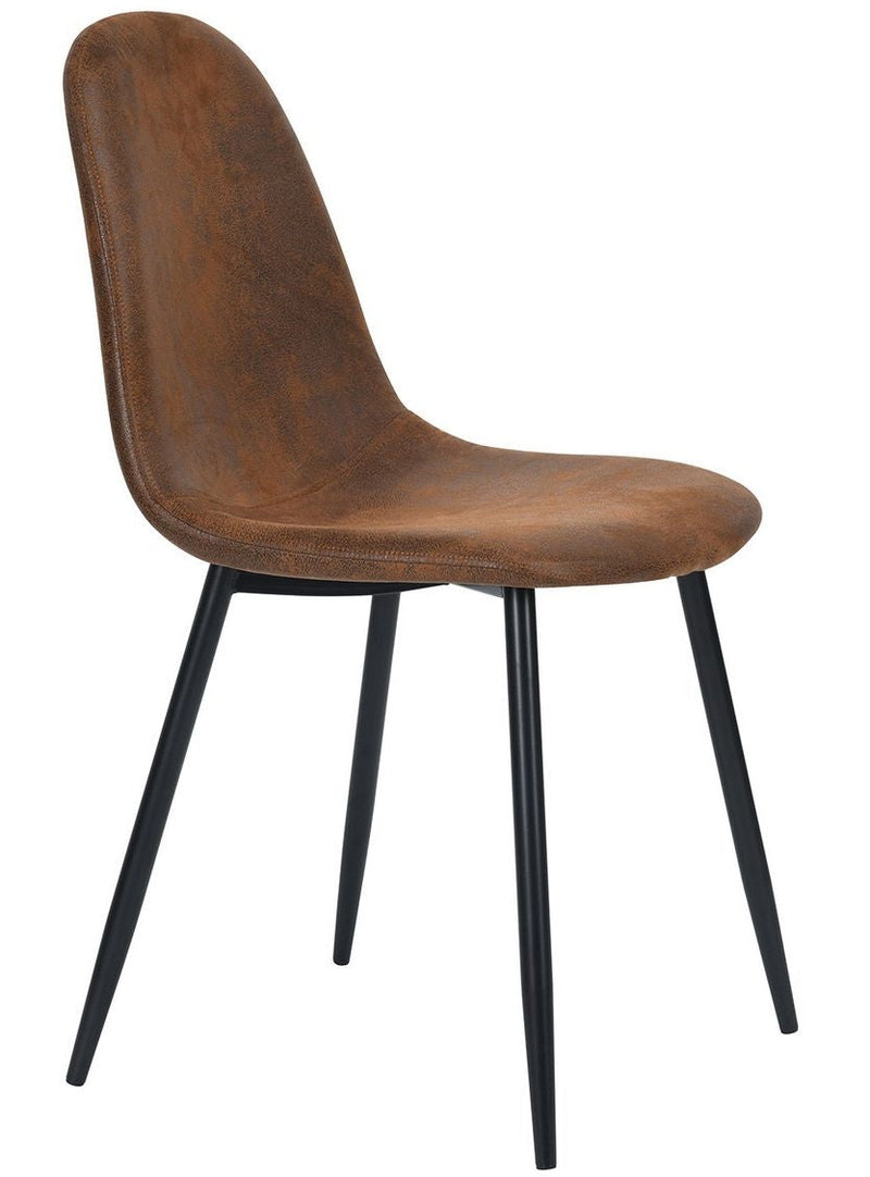 Charlton Suede Dining Chair, Brown R7421