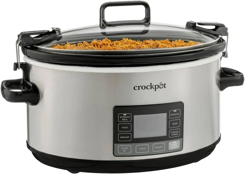 7 Quart Portable Programmable Slow Cooker with Timer and Locking Lid Z8722