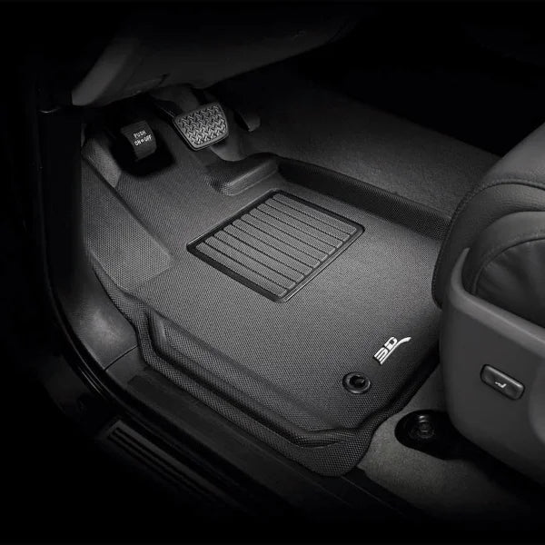 3D MAXpider Mat Custom-fit All-weather Car Mats; Row 1 and 2 Only P8007