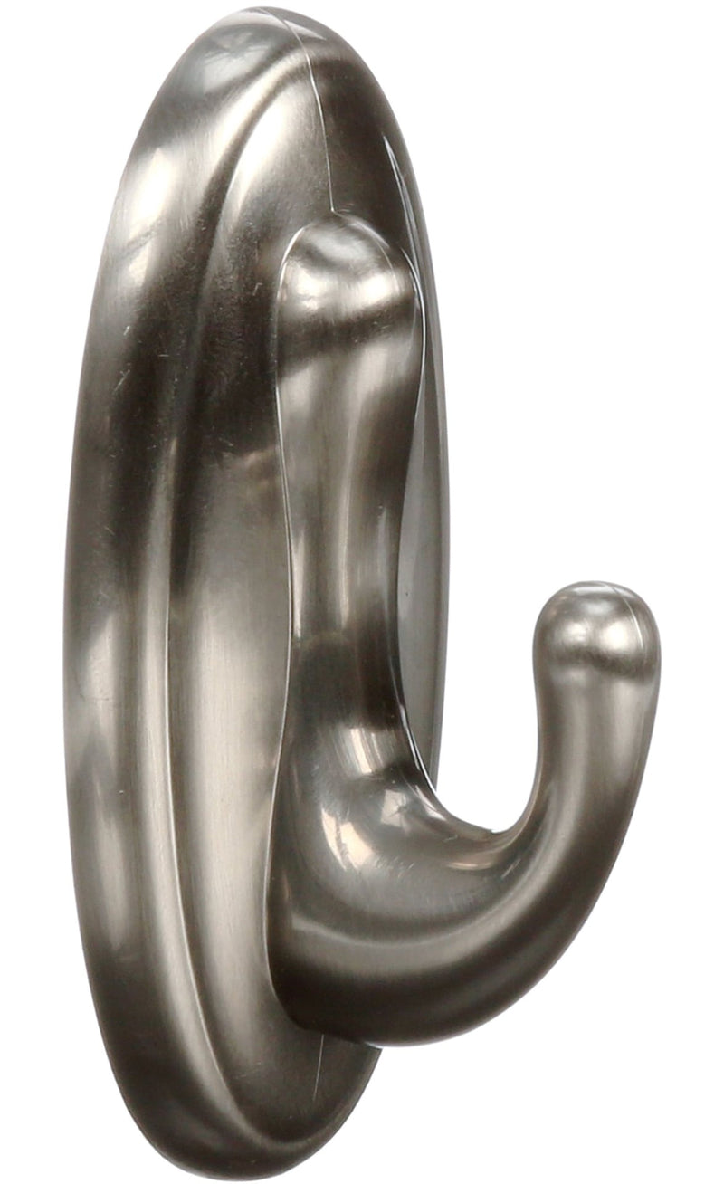 Command Medium Traditional Decorative Utility Hook, Brushed Nickel Q5814