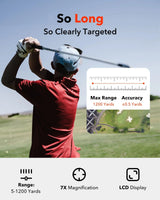 1200 Yards Laser Range Golf Rangefinder with Slope