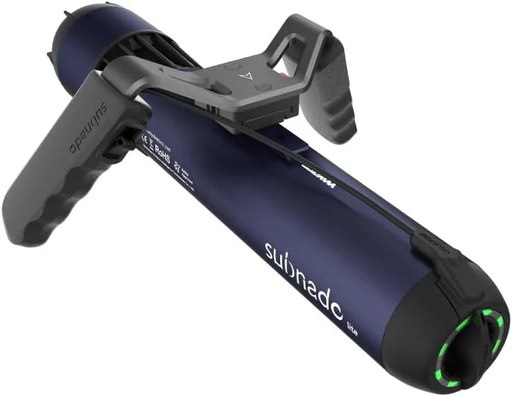 Underwater Scooter Lite, Water Sports Diving Scooter with Removable Handle, Compact and Portable Water Scooter for Adults&Kids, Scuba Diving Snorkeling Sea Scooter Multiple Uses, Blue K6978