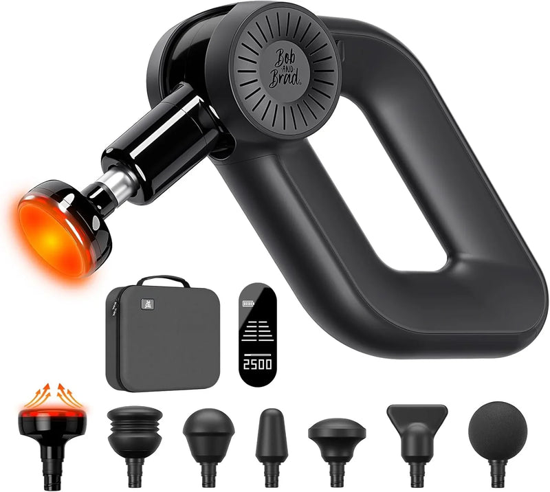 Professional massage gun - deep tissue impact massage, 16mm amplitude, suitable for professional muscle massager for athletes, can relieve pain, quiet electric back massager, as a gift for him Q3517