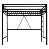 Junior Loft Bed Twin Size, Heavy Duty Twin Bed Frame