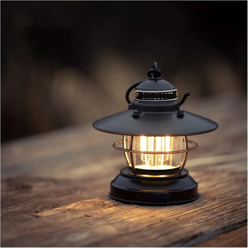 Outdoor vintage camping lamp, camping hanging tent lamp, portable lamp, LED lighting, emergency camping lamp, team hiking lamp, essential item for power outage camping. C2944