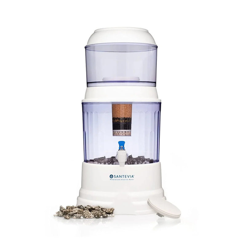 Counter-top type - Enhanced alkaline and fluoride filter | Household water filter that makes water alkaline and adds minerals | Chlorine and fluoride filter A0423