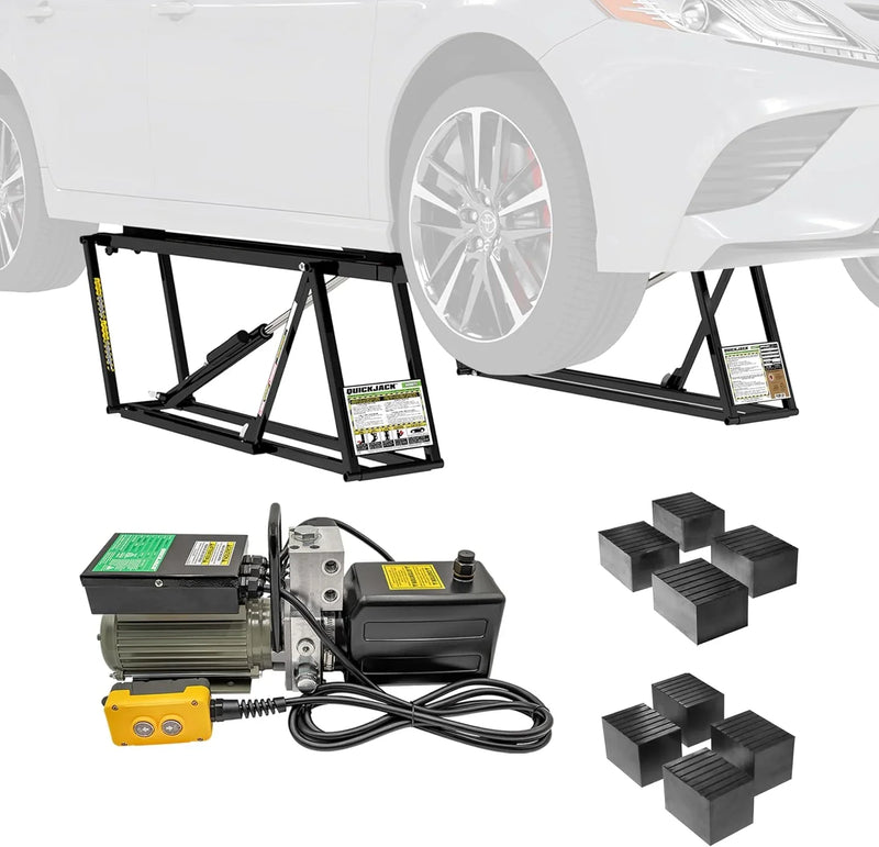 5000TL Portable Car Lift – ALI Certified 5,000 lb Capacity with 110V Power Unit, Compact Alternative to a 2-Post Car Lift for Garage, Home Mechanics, DIY Auto Repair, or Shop Use Q4933