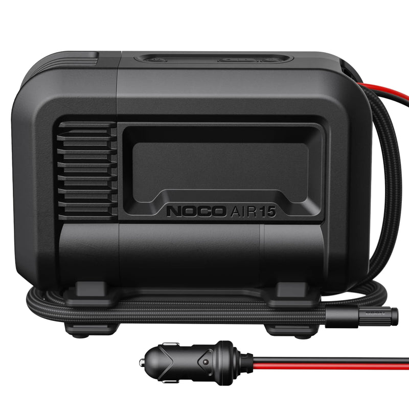 UltraFast 15A Tire Inflator, 12V Portable Air Compressor Pump, Rated at 80 PSI, Inflates Tires from 0-40 PSI in 2.9 Minutes with a Digital Gauge, Smart Pressure and Auto-Shutoff B0874