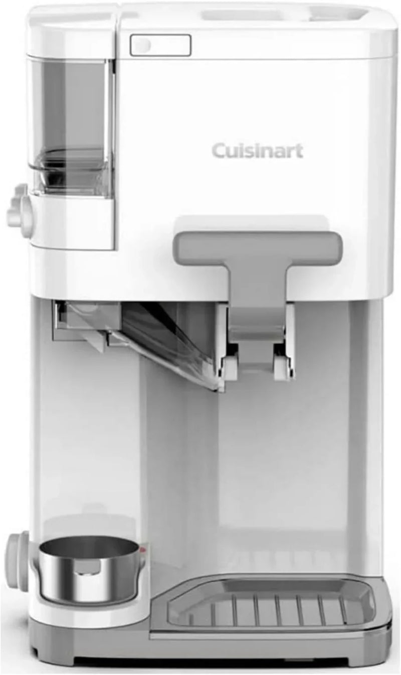 Soft Serve Ice Cream Machine- Mix It In Ice Cream Maker for Frozen Yogurt, Sorbet, Gelato, Drinks 1.5 Quart, White, ICE-48 A1252