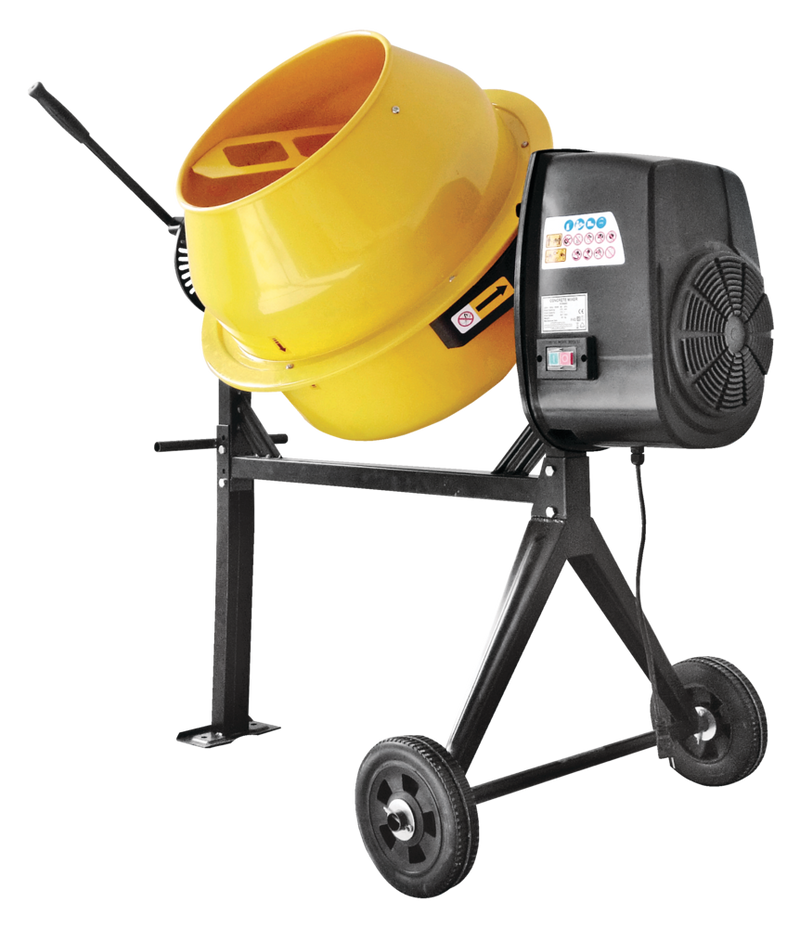74013 5A Portable Electric Concrete Mixer, 115-L/4-cu-ft P2999