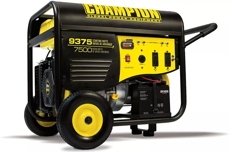9,375-W Portable RV Ready Gas Powered Generator w/ Remote Start Home RV X8530