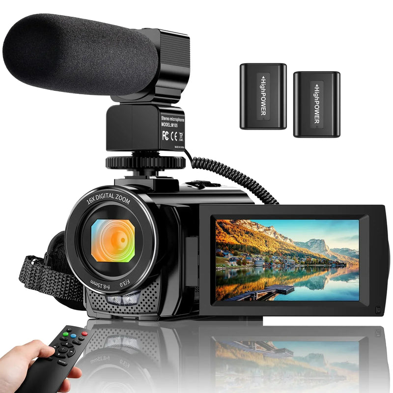 Video Camera Vlogging Camera Recorder FHD 1080P Q6447