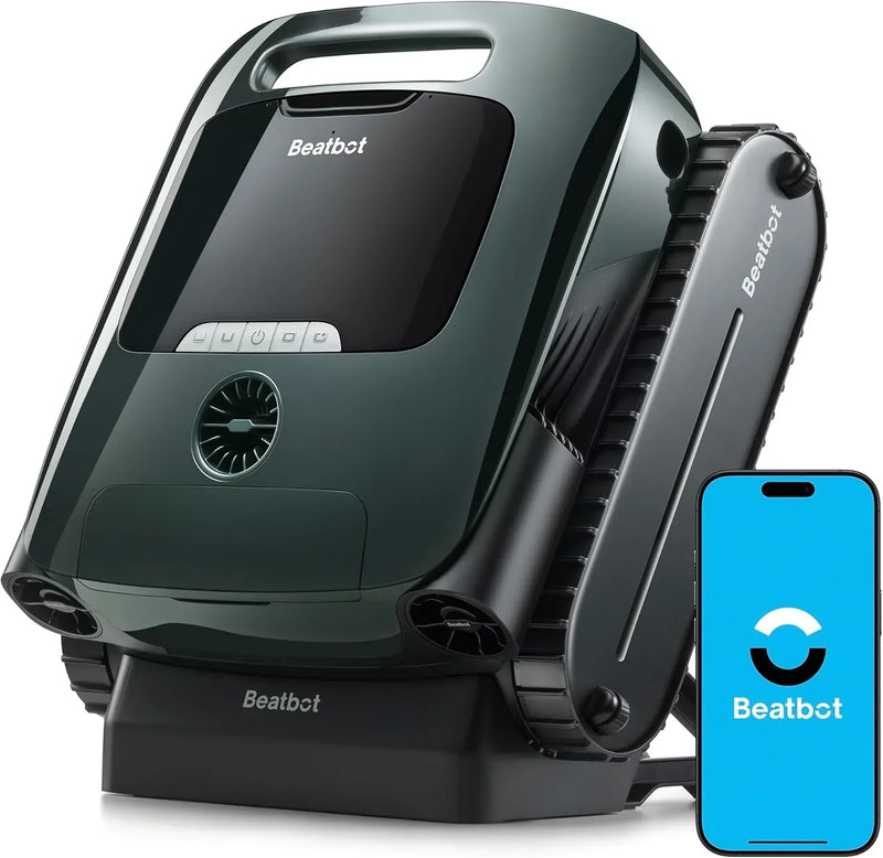 Beatbot AquaSense 2 Pro Cordless Pool Vacuum Robot, Unmatched 5-in-1 Cleaning, Surface Parking, Skims Water Surface with APP Control, Water Clarification, for Pools up to 3,875 Sq.ft 锟斤拷 Emerald Green X7956